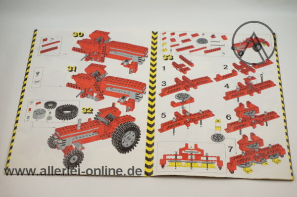 LEGO® 851 Traktor mit Heuwender Bauanleitung