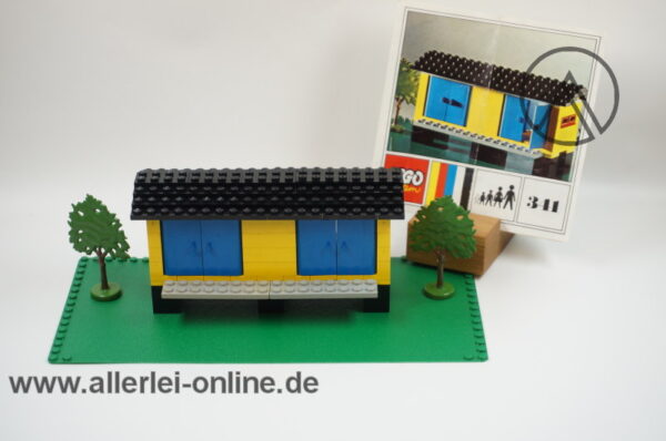 LEGO 341 Lagerhaus | Eisenbahn Güterschuppen mit Original Bauanleitung | Vintage 60-70er Jahre Warehouse