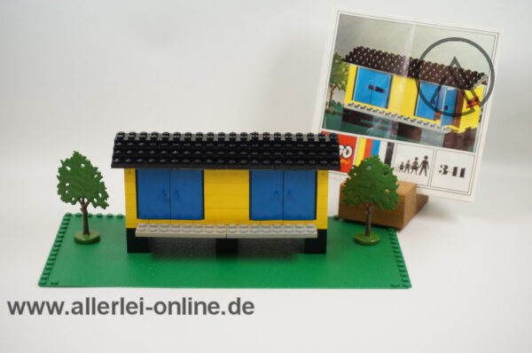 LEGO® 341 Lagerhaus | Eisenbahn Güterschuppen mit Original Bauanleitung | Vintage 60-70er Jahre