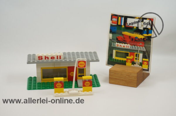 LEGO® 648 Shell Tankstelle | Shell Service Station mit Bauanleitung | Vintage 70er Jahre