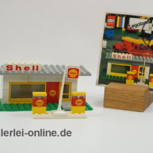 LEGO® 648 Shell Tankstelle | Shell Service Station mit Original Bauanleitung | Vintage 70er Jahre