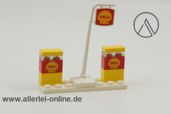LEGO® 648 Shell Tankstelle | Shell Zapfsäule Service Station mit Original Bauanleitung | Vintage 70er Jahre