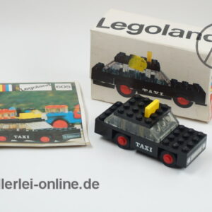 LEGO® 605 TAXI | 605-2 mit Original Bauanleitung und OVP - Originalverpackung | Vintage 70er Jahre