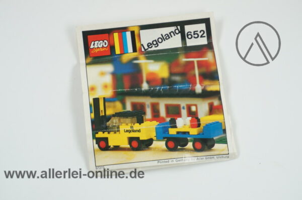 LEGO® 652 Original Bauanleitung
