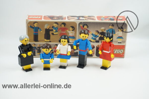 LEGO® 200 C | 5 tlg. Figuren Familien-Set mit OVP - Originalverpackung | Vintage 70er Jahre