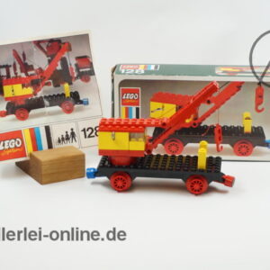 LEGO® 128 | LEGO® 128-2 Eisenbahn - Kranwagen | Mobilkran mit Originalverpackung