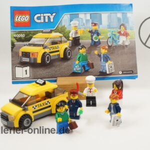 LEGO® City 60050 | LEGO® TAXI und 5 Stk. Figuren mit Original Bauanleitung