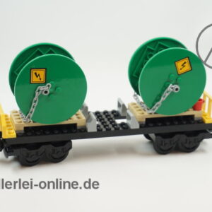 LEGO® City 60052 | LEGO® Eisenbahn Güterwagen mit Kabeltrommeln und Original Bauanleitung