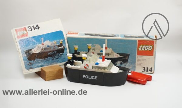 LEGO® 314 C | Polizeiboot mit OVP / Originalverpackung | Police Boat