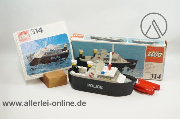 Vintage LEGO® 314 C | Polizeiboot mit OVP / Originalverpackung | Police Boat