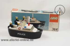 LEGO® 314 C | Polizeiboot mit OVP / und Original BA | Vintage 70er Jahre