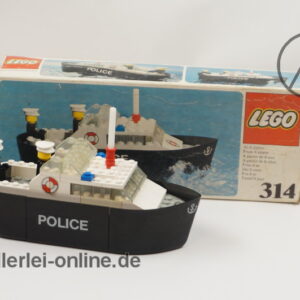 LEGO® 314 C | Polizeiboot mit OVP / und Original BA | Vintage 70er Jahre