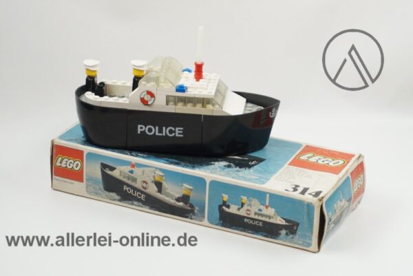 LEGO® 314 C | Polizeiboot mit OVP / Originalkarton | Police Boat