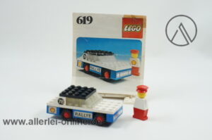 LEGO® 619 | Rallye-Auto mit Original Bauanleitung | Vintage 70er Jahre