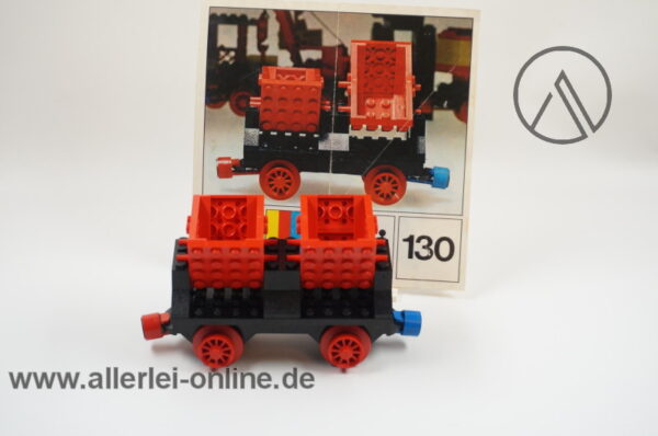 LEGO® 130 | LEGO® Eisenbahn Kipplore | Güterwagen mit Bauanleitung