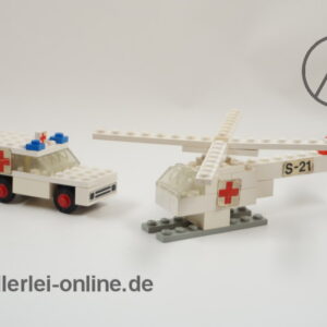 LEGO® 653 | Krankenwagen und Hubschrauber mit Original Bauanleitung