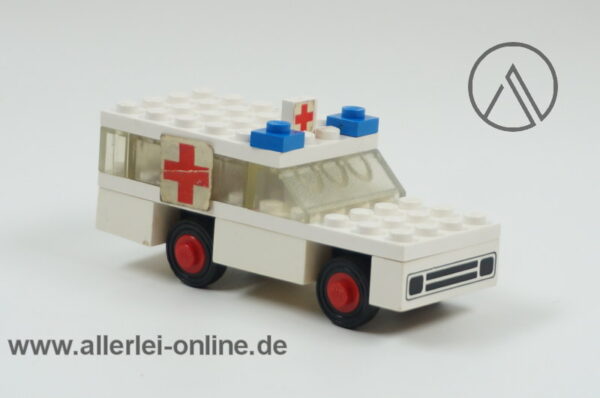 LEGO® 653 | Ambulance und Hubschrauber mit Original Bauanleitung | Vintage 70er Jahre