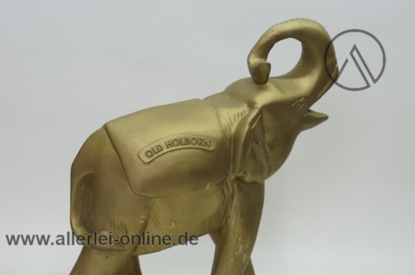 Vintage Old Holborn Tobacco Elephant Figurine