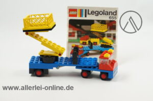 LEGO® 655 | Mobile Hydraulic Hoist - LKW mit Hebebühne und Original Bauanleitung | Vintage 70er Jahre