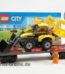 LEGO® City 60098 | LEGO® Eisenbahn 4-Achs Güterwagen mit Bagger / Baggerlader und Original Bauanleitung