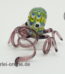 Buntes Glastier | Oktopus - Tintenfisch | Vintage Miniatur Glasfigur | Glaskunst Skulptur