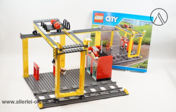 LEGO® City 60052 | LEGO® Eisenbahn Verladestation mit Verladekran und Original Bauanleitung