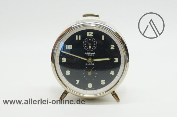 Junghans TRIVOX Silentic Wecker | Vintage Mechanische Uhr | Reisewecker