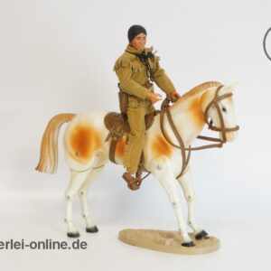 GABRIEL Marx Toys Actionfigur 1973 | Indianer „Tonto“ und Pferd „Pinto“ | The Lone Ranger