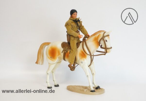 GABRIEL Marx Toys Actionfigur 1973 | Indianer „Tonto“ und Pferd „Pinto“ | The Lone Ranger