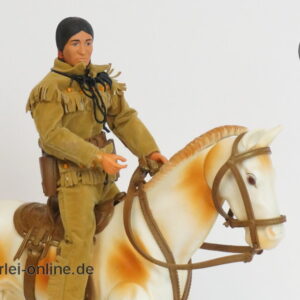 GABRIEL Actionfigur 1973 | Indianer Tonto und Pferd Pinto | The Lone Ranger