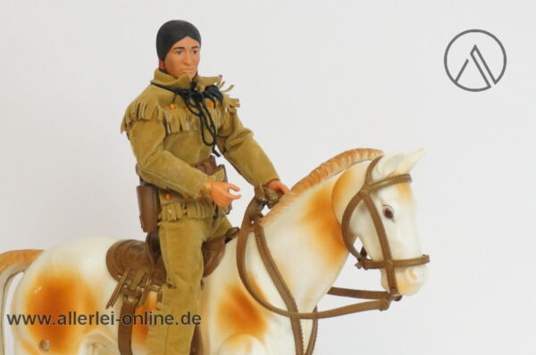 GABRIEL Actionfigur 1973 | Indianer Tonto und Pferd Pinto | The Lone Ranger