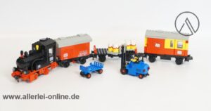 LEGO® 7722 Eisenbahn 4.5V | Dampflok mit 3 Güterwagen und Gabelstapler