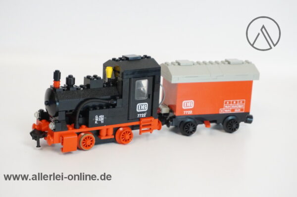 LEGO® 7722 Eisenbahn 4.5V | Dampflok mit Batteriewagen