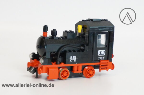 LEGO® 7722 Eisenbahn 4.5V | Dampflokomotive mit 3 Güterwagen