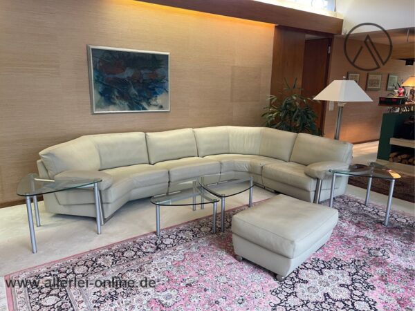 Artanova Medea Ecksofa | Design Michael C. Brandis | Leder Sofa - Couch Sitzmöbel