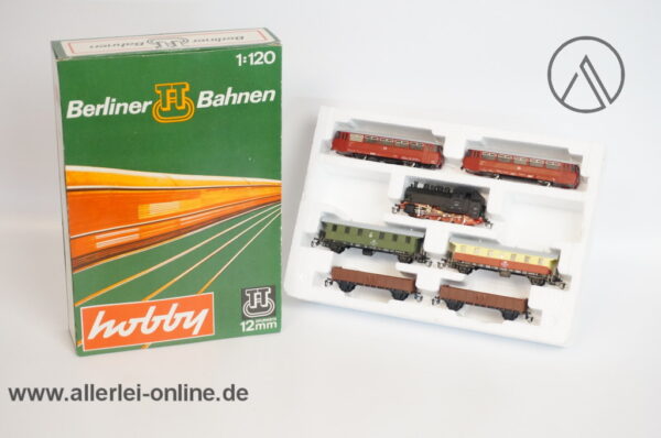 Berliner TT Bahnen | BTTB 01978 Zweizug-Set | Schienenbus und Dampflok BR 81 | 12mm | 1:120 mit OVP