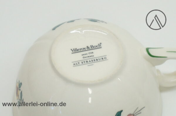 Villeroy & Boch | Alt Strassburg | Teetasse | altes Modell stempel