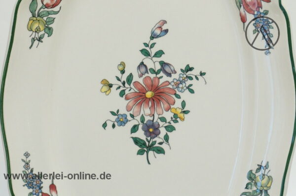 Villeroy & Boch | Alt Strassburg | Servierplatte Ovale Platte | altes Modell Blume