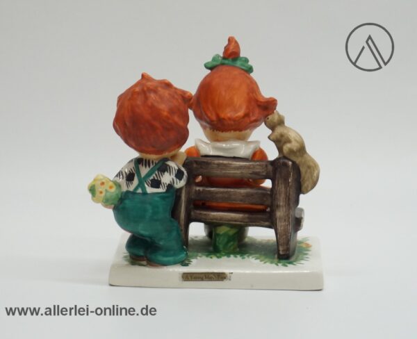 Goebel| Hummelfigur A Young Man`s Fancy | Hummel Figur Nr. 41/2 von 1957 hinten