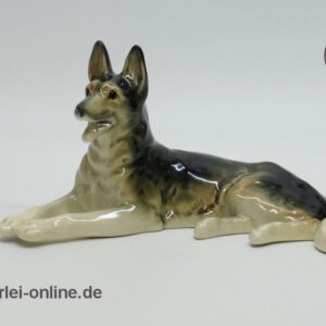 Cortendorf | Alt Deutscher Schäferhund | liegend | Form 2205 | Vintage 50-60er Jahre