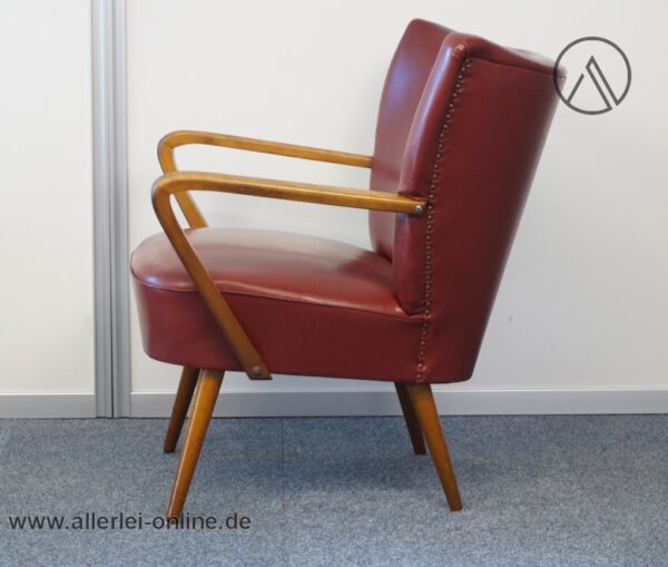 Vintage Mid-Century Sessel Cocktailsessel | 50-60er Jahre Design Clubsessel mit Armlehne