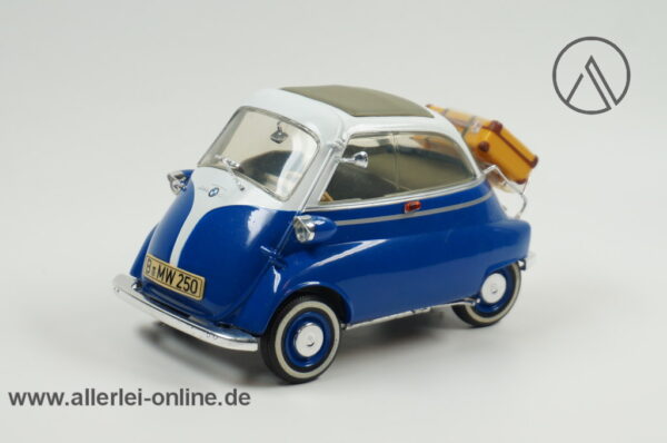 REVELL 1:18 | BMW Isetta 250 | Kabinenroller-Modell | blau-weiß