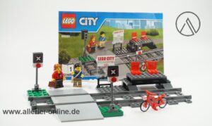 LEGO® City 60051 | LEGO® Eisenbahn Bahnsteig - Bahnübergang mit Original Bauanleitung