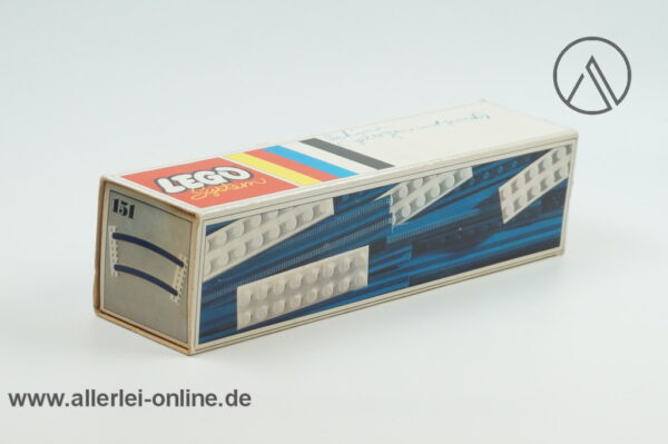 LEGO® 151 Eisenbahn Schienen | blaue gebogene Gleise mit Original Karton