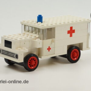 LEGO® 373-2 | Ambulance | Krankenwagen mit Original Bauanleitung | Vintage 70er Jahre