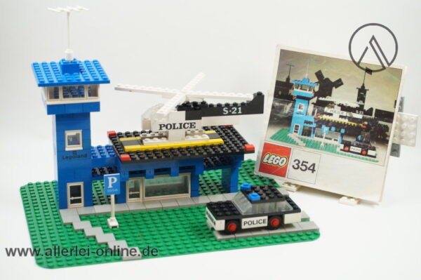 LEGO® 354 Polizeistation | Police Heliport mit Original Bauanleitung