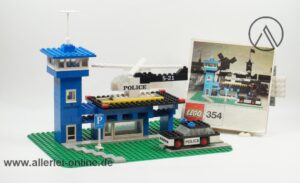 LEGO 354 Polizeistation | Police Heliport Station mit Original Bauanleitung | Vintage 60-70er Jahre