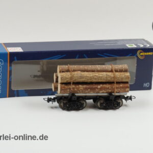 Mehano H0 | LOG Car Black Frame | T052/19968 Stammholz Güterwagen