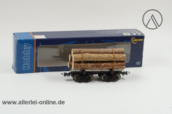 Mehano H0 | LOG Car Black Frame | T052/19968 Stammholz Güterwagen