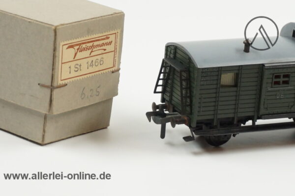 Fleischmann H0 | 1466 Güterzug-Begleitwagen | Packwagen 1954 Pwg mit OVP